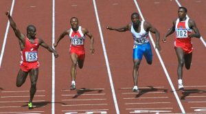 Ben Johnson ve finále olympijského sprintu